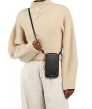 COCCINELLE FLOR iPhone pouch with shoulder strap Black - Women’s Bags - 4