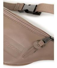 EASTPAK bum bag SPRINGER model taupe leather - Hip pouches - 3