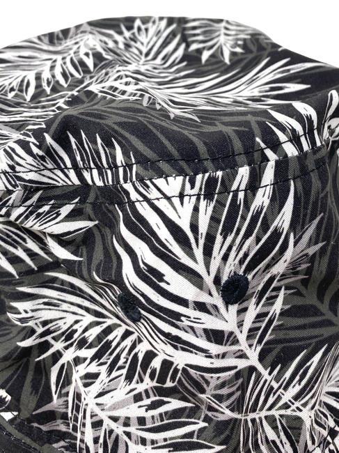 FISHER Reversible hat black palm - Scarves