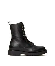 TWINSET URBAN Leather combat boots - Women&rsquo;s shoes