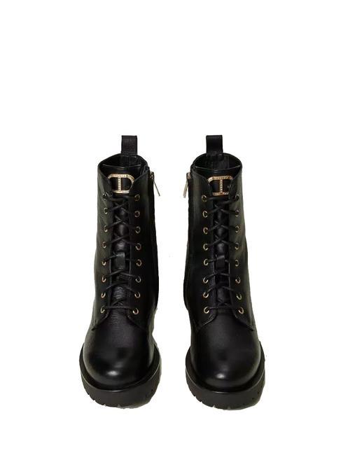 URBAN Leather combat boots black - Women&rsquo;s shoes