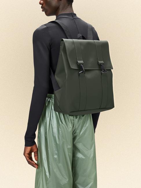 MSN BAG City waterproof backpack greens - Backpacks & School and Leisure