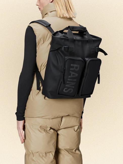 TEXEL TOTE Backpack Waterproof bag black - Laptop backpacks