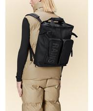 RAINS TEXEL TOTE Backpack Waterproof bag black - Laptop backpacks - 7