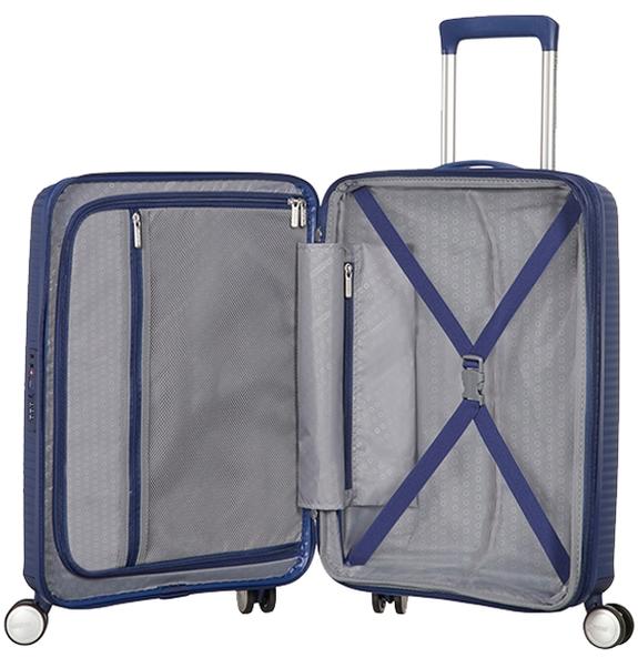 SOUNDBOX SPINNER Medium trolley, expandable midnightnavy - Rigid Trolley Cases