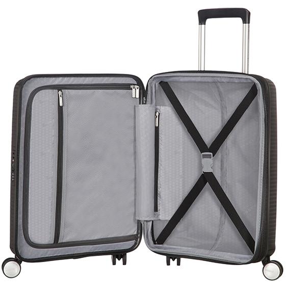 SOUNDBOX SPINNER Medium trolley, expandable bassblack - Rigid Trolley Cases