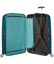 SAMSONITE trolley case LITE-SHOCK line; L size; ultralight petrolblue - Rigid Trolley Cases - 2