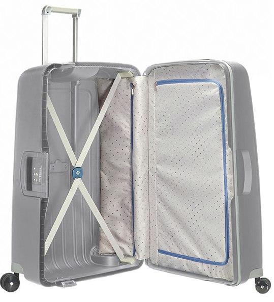 trolley S CURE, large size SILVER - Rigid Trolley Cases