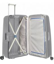 SAMSONITE trolley S CURE, large size SILVER - Rigid Trolley Cases - 2