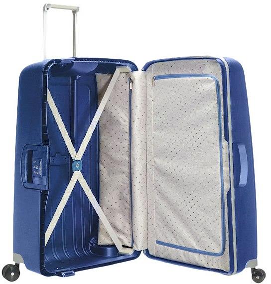 trolley S CURE, large size dARKBlue - Rigid Trolley Cases