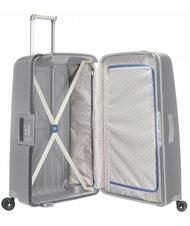 SAMSONITE Trolley S'CURE line, extra-large size SILVER - Rigid Trolley Cases - 2