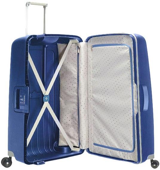 Trolley S'CURE line, extra-large size dARKBlue - Rigid Trolley Cases