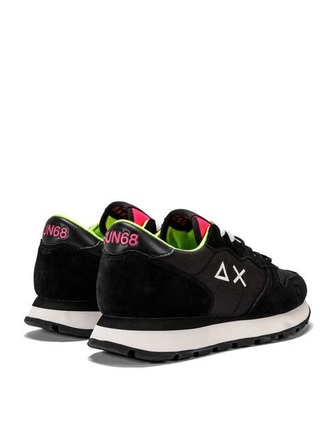 ALLY SOLID Sneakers black/fluorescent yellow - Women&rsquo;s shoes