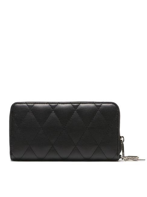 ASTILBE Quilted zip around wallet BLACK - Women&rsquo;s Wallets