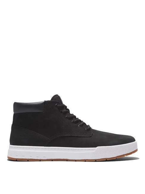 CHUKKA MAPLE GROVE Nubuck ankle sneaker Jetblack - Men’s shoes