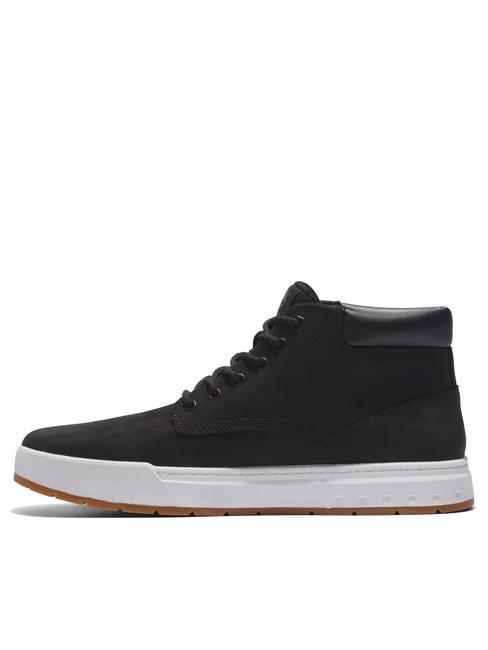 CHUKKA MAPLE GROVE Nubuck ankle sneaker Jetblack - Men’s shoes