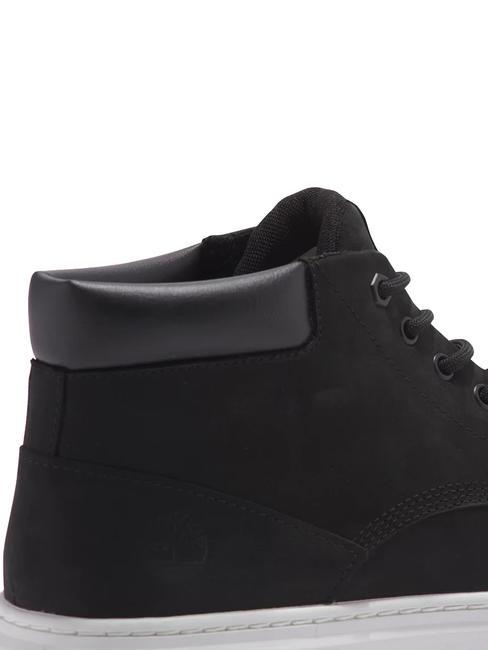 CHUKKA MAPLE GROVE Nubuck ankle sneaker Jetblack - Men’s shoes