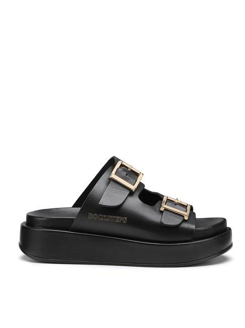 CATALINA 1788 High slipper sandal in leather black - Women&rsquo;s shoes