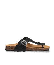 DOCKSTEPS VEGA 2290 Leather thong sandal with buckle - Women&rsquo;s shoes