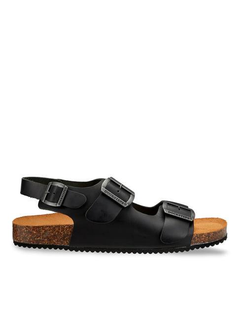 VEGA 2288 Leather Franciscan sandal black - Men&rsquo;s shoes