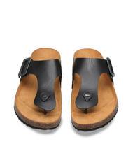 DOCKSTEPS VEGA 2284 Leather thong sandal with buckle black - Men&rsquo;s shoes - 3