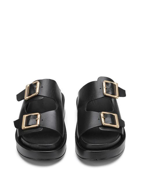 CATALINA 1788 High slipper sandal in leather black - Women&rsquo;s shoes