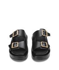 DOCKSTEPS CATALINA 1788 High slipper sandal in leather black - Women&rsquo;s shoes - 3