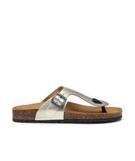 DOCKSTEPS VEGA 2290 Flip flop sandal in laminated leather platinum - Women&rsquo;s shoes - 2