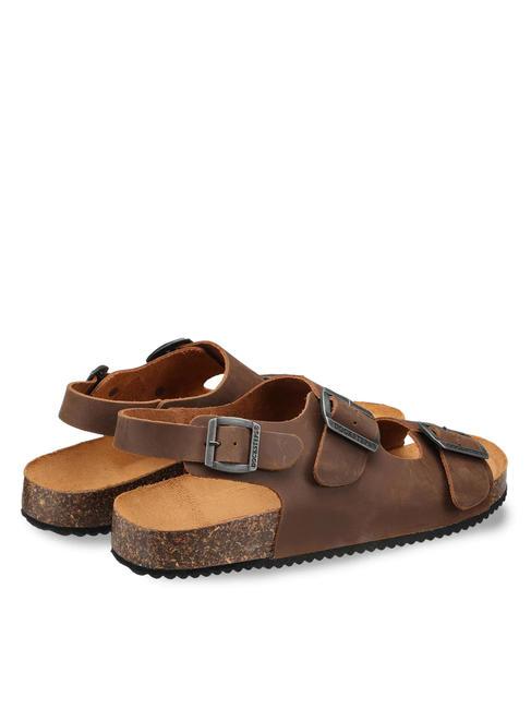 VEGA 2288 Leather Franciscan sandal dark brown - Men&rsquo;s shoes