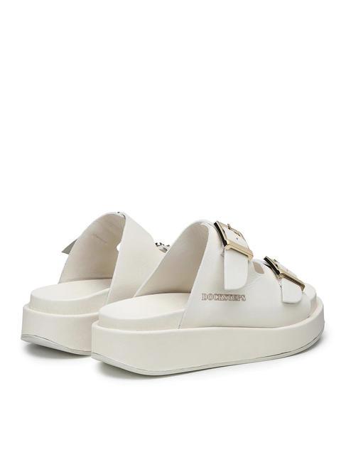 CATALINA High slipper sandal in leather white - Women&rsquo;s shoes