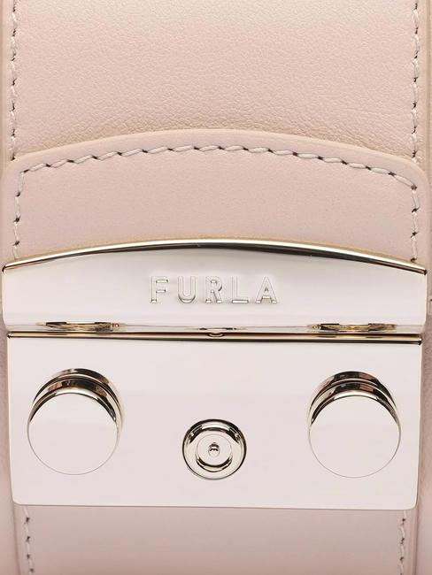 METROPOLIS Mini shoulder bag in leather ballerina - Women’s Bags