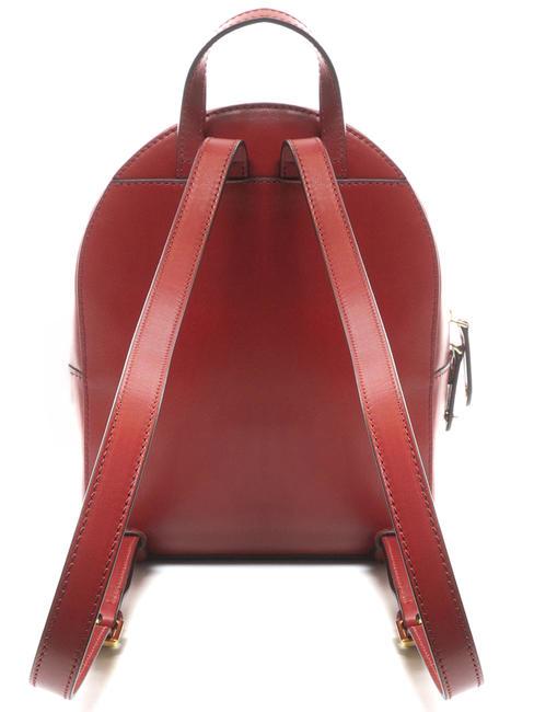 BARBARA Leather backpack currant / gold - Women’s Bags