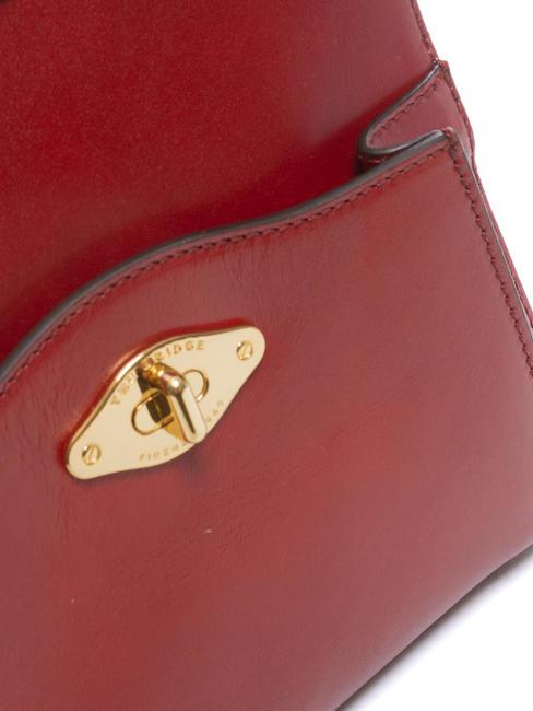 BARBARA Leather backpack currant / gold - Women’s Bags