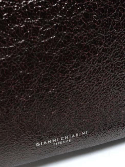 SHINY Leather clutch bag burgundy - Women’s Bags