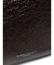 GIANNI CHIARINI SHINY Leather clutch bag burgundy - Women’s Bags - 3