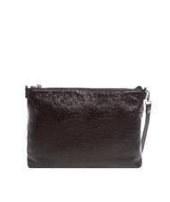 GIANNI CHIARINI SHINY Leather clutch bag burgundy - Women’s Bags - 4