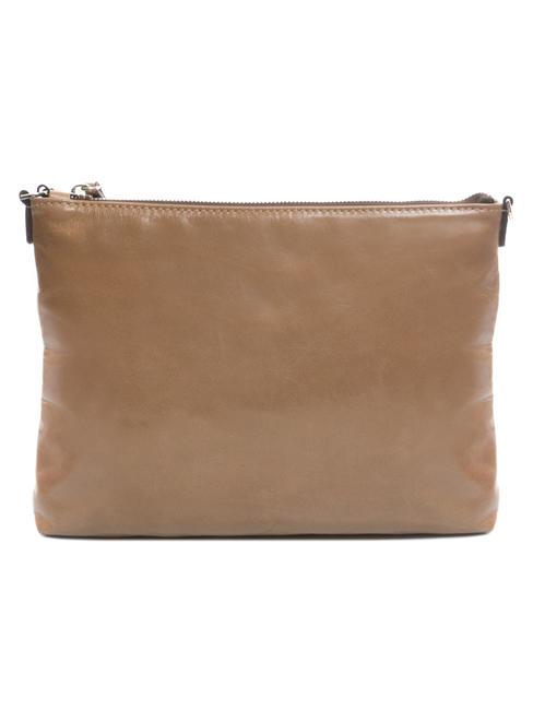 CLUTCH Bag with shoulder strap, in leather cameo - Women&rsquo;s Bags