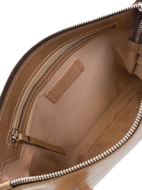 CLUTCH Bag with shoulder strap, in leather cameo - Women&rsquo;s Bags