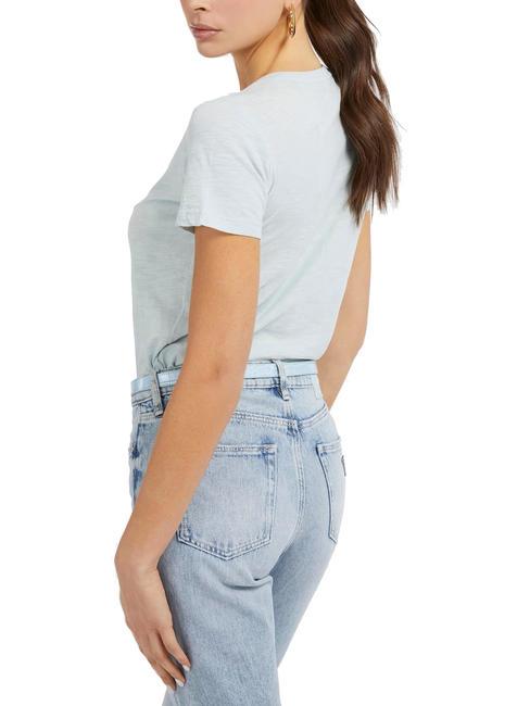 PALM Crewneck cotton T-shirt acid mint paste - T-shirt