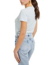 GUESS PALM Crewneck cotton T-shirt - T-shirt