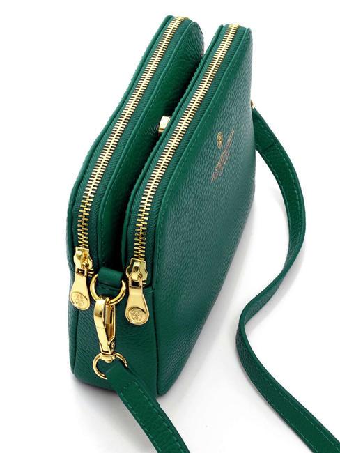 TIFFANY KATE Mini shoulder bag in leather dark green - Women&rsquo;s Bags