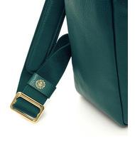 SPALDING TIFFANY JANE Leather backpack for 15.6" pc dark green - Laptop backpacks - 4