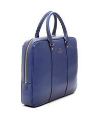 SPALDING TIFFANY Leather briefcase for 14" laptop blue - Work Briefcases - 2
