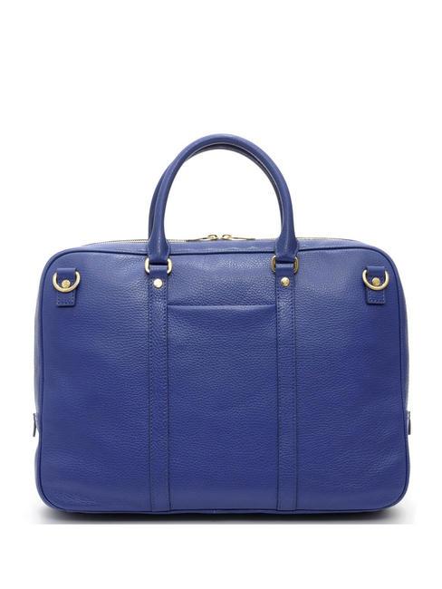 TIFFANY Leather briefcase for 14" laptop blue - Work Briefcases