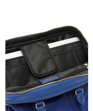 SPALDING TIFFANY Leather briefcase for 14" laptop blue - Work Briefcases - 6