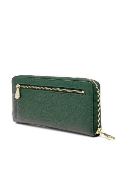 TIFFANY Large zip around leather wallet dark green - Women&rsquo;s Wallets