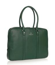 SPALDING TIFFANY Leather briefcase for 15" pc holder dark green - Work Briefcases - 2