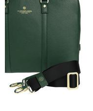 SPALDING TIFFANY Leather briefcase for 15" pc holder dark green - Work Briefcases - 3