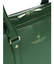 SPALDING TIFFANY Leather briefcase for 15" pc holder dark green - Work Briefcases - 4