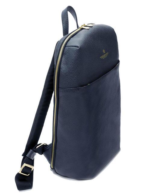 TIFFANY JANE Leather backpack for 15.6" pc blue - Laptop backpacks